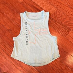 Under Armour Women's Sky Blue Muscle Tee